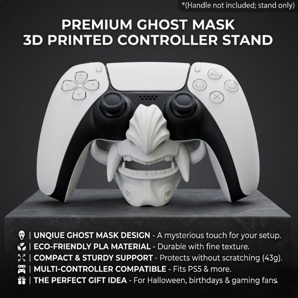 Gaming Accessories For Bedroom - Untuk Dudukan Pengontrol Ps5 Ghost Mask