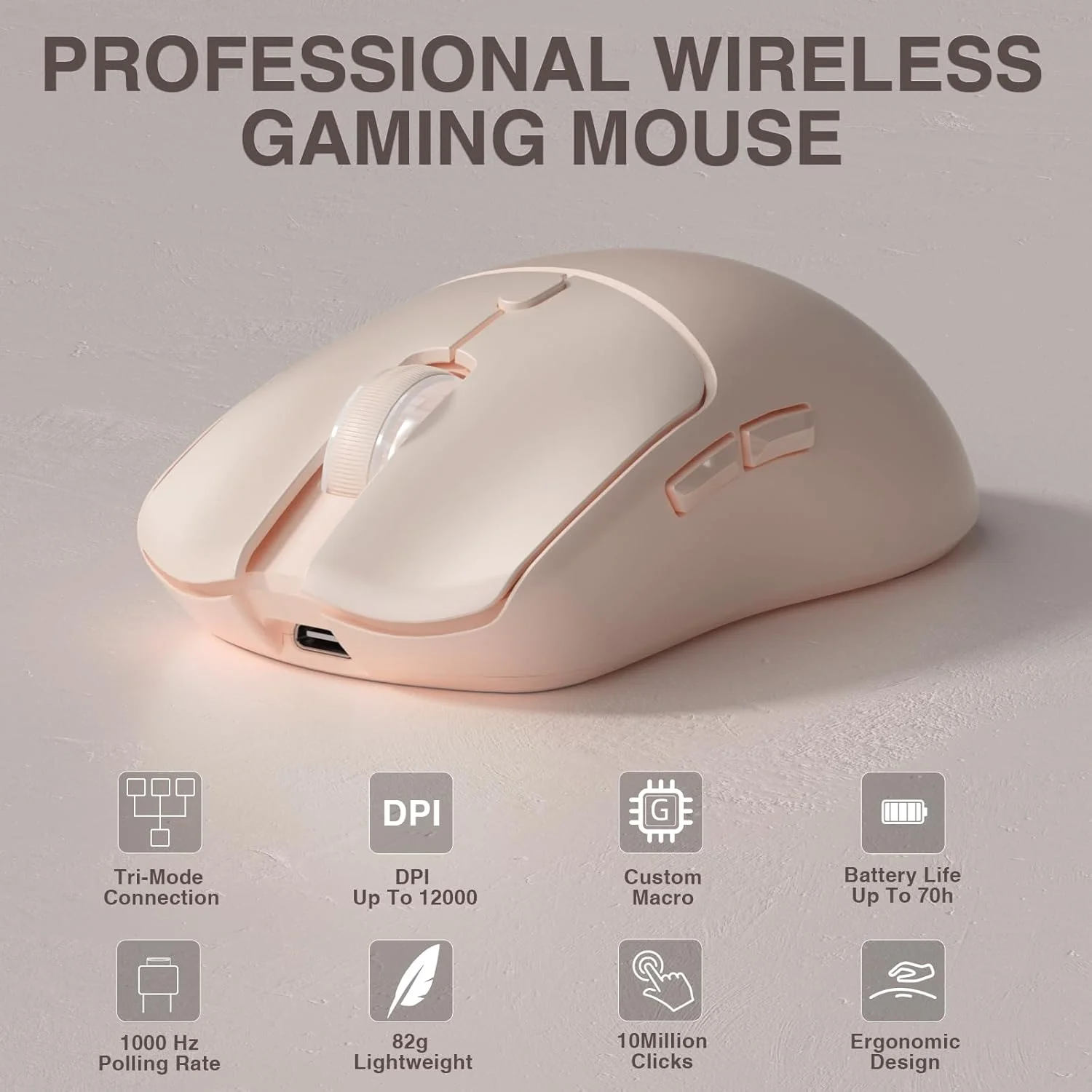 Gaming Accessories Tablet - AULA SC580X Mouse Gaming Nirkabel Tri-mode