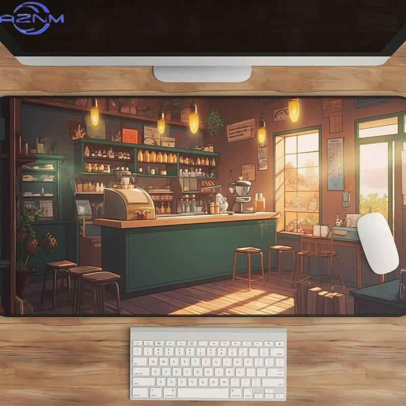 Gaming Accessories Shop - Alas Meja Anime Kawaii untuk Kedai