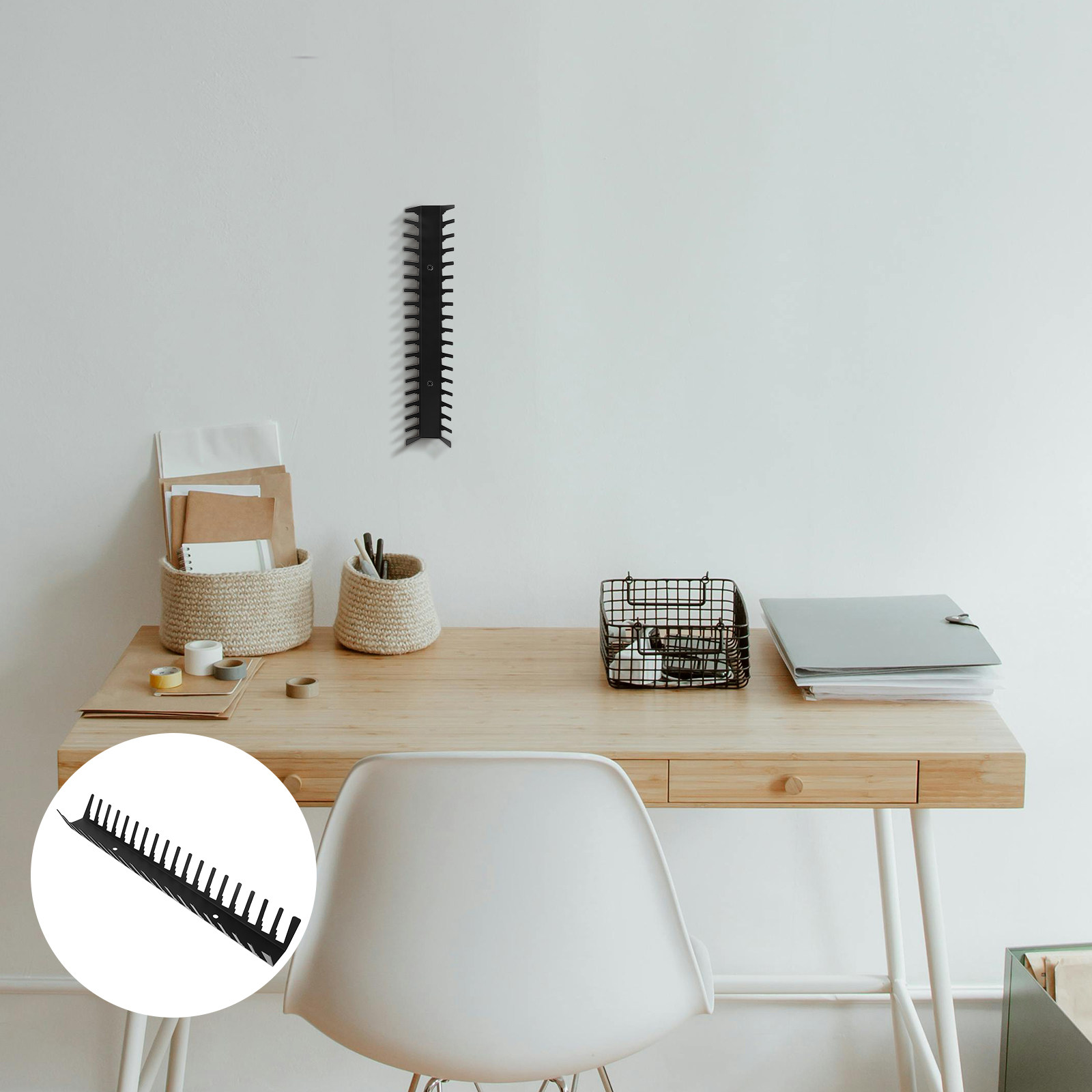 Gaming Accessories Wall Mount - 4 Buah Unit Penyimpanan Transparan -