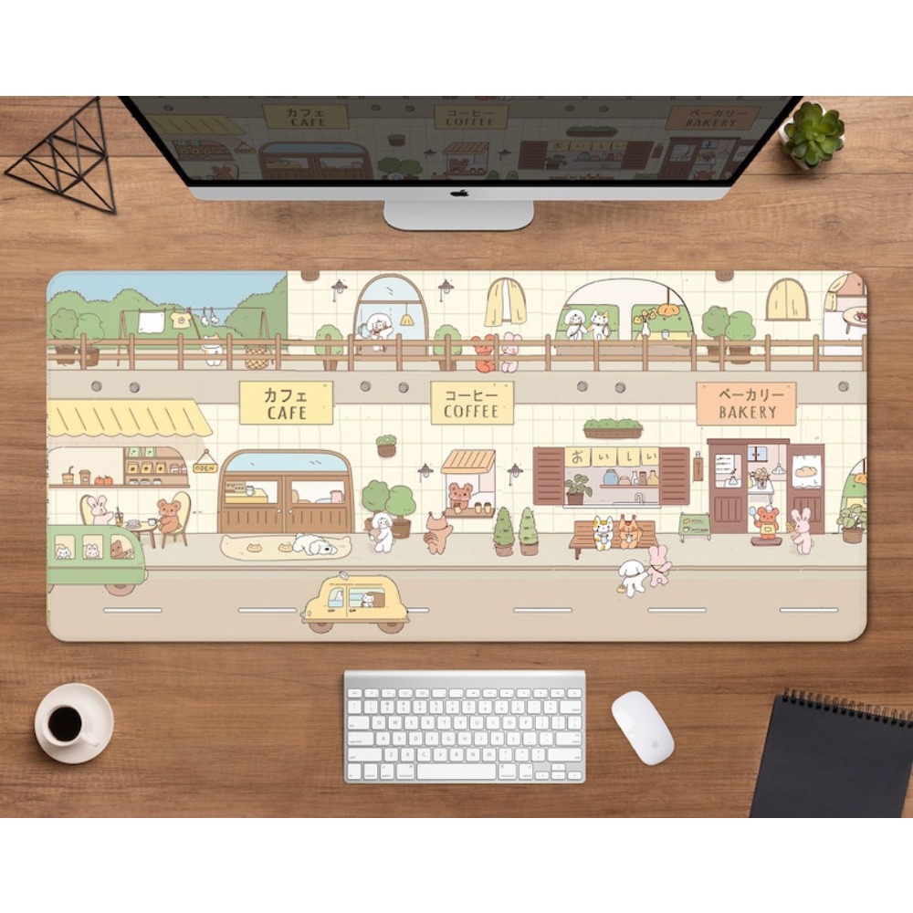 Gaming Accessories Shop - bunny bear plants flower shop, kawai