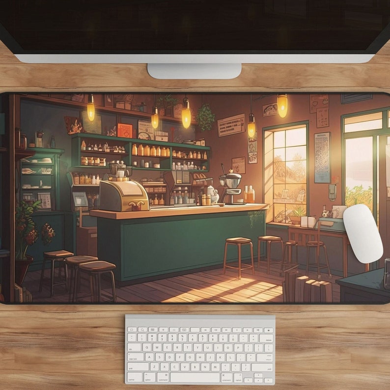 Gaming Accessories Shop - Kawaii Anime meja tikar kedai kopi