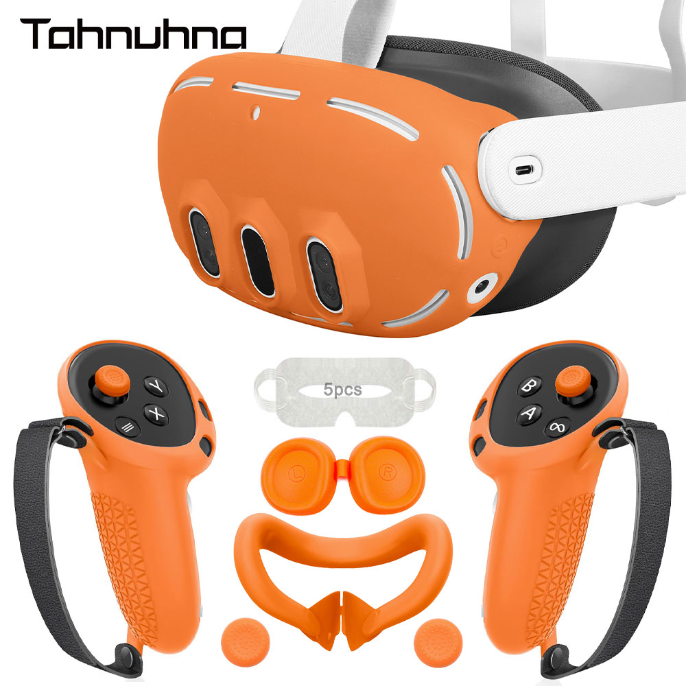 Controller Grip Cover - Set penutup pelindung silikon untuk Quest