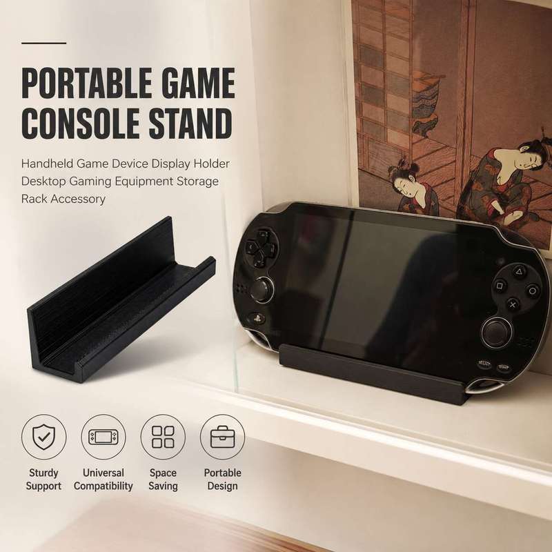 Gaming Accessories Rack - Dudukan Konsol Game Portabel, Penyangga Perangkat