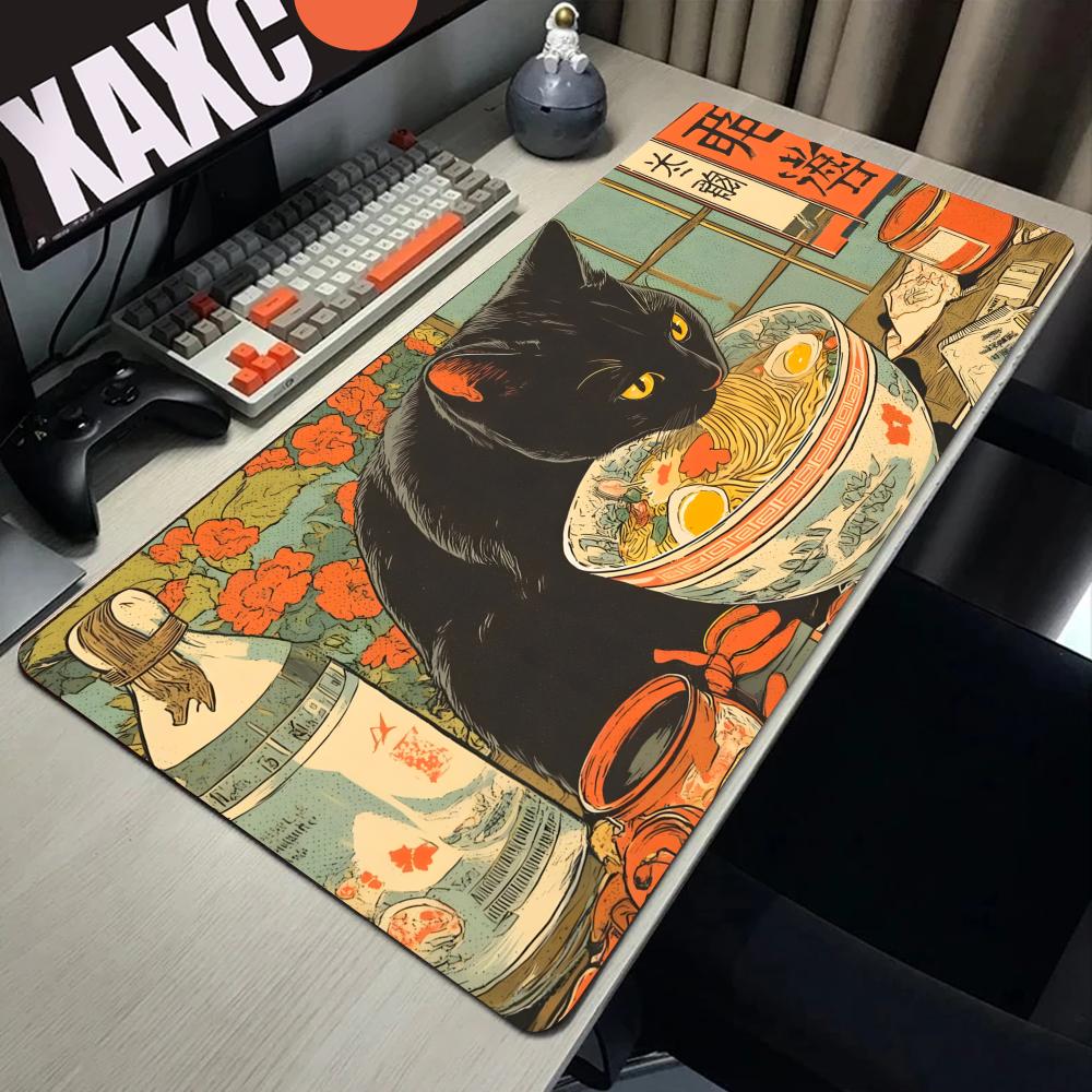 Gaming Accessories Shop - HYBXAXC Kucing Hitam Suka Makan Ramen