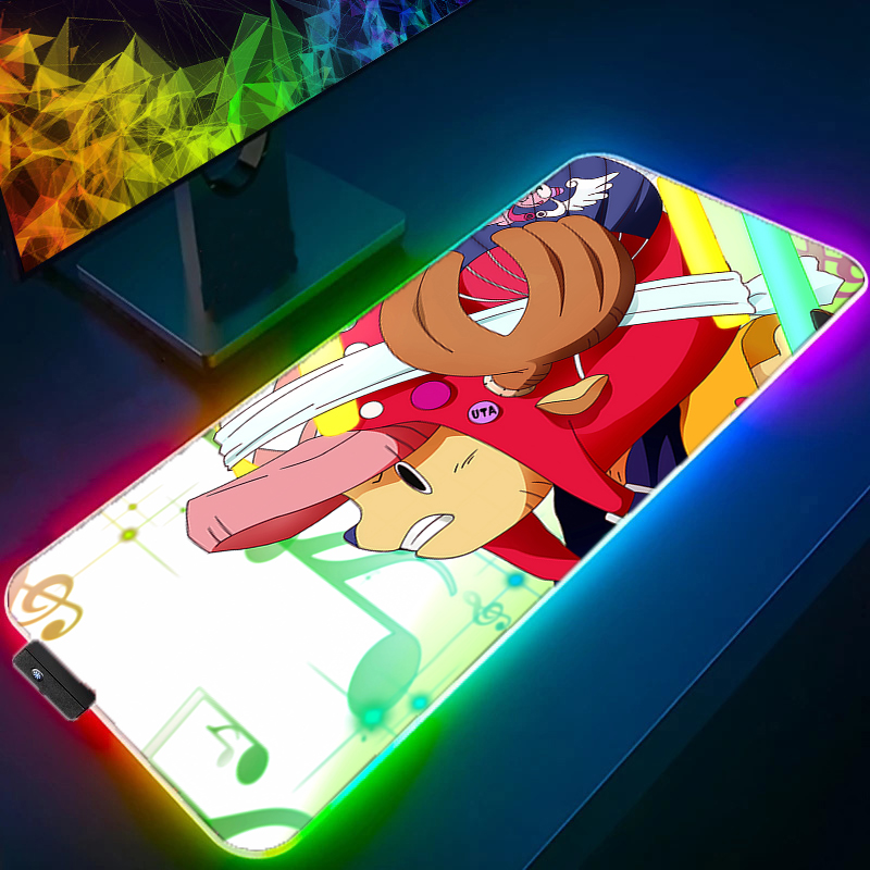 RGB LED Mouse Pad Meja Kantor  - Gaming Accessories Tablet ulasan dan harga