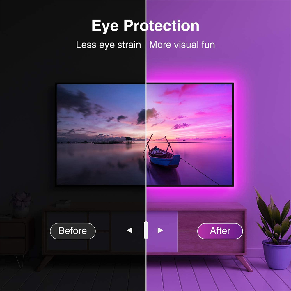 RGB5050 Lampu Latar LED TV Kon - Gaming Accessories For Bedroom ulasan dan harga