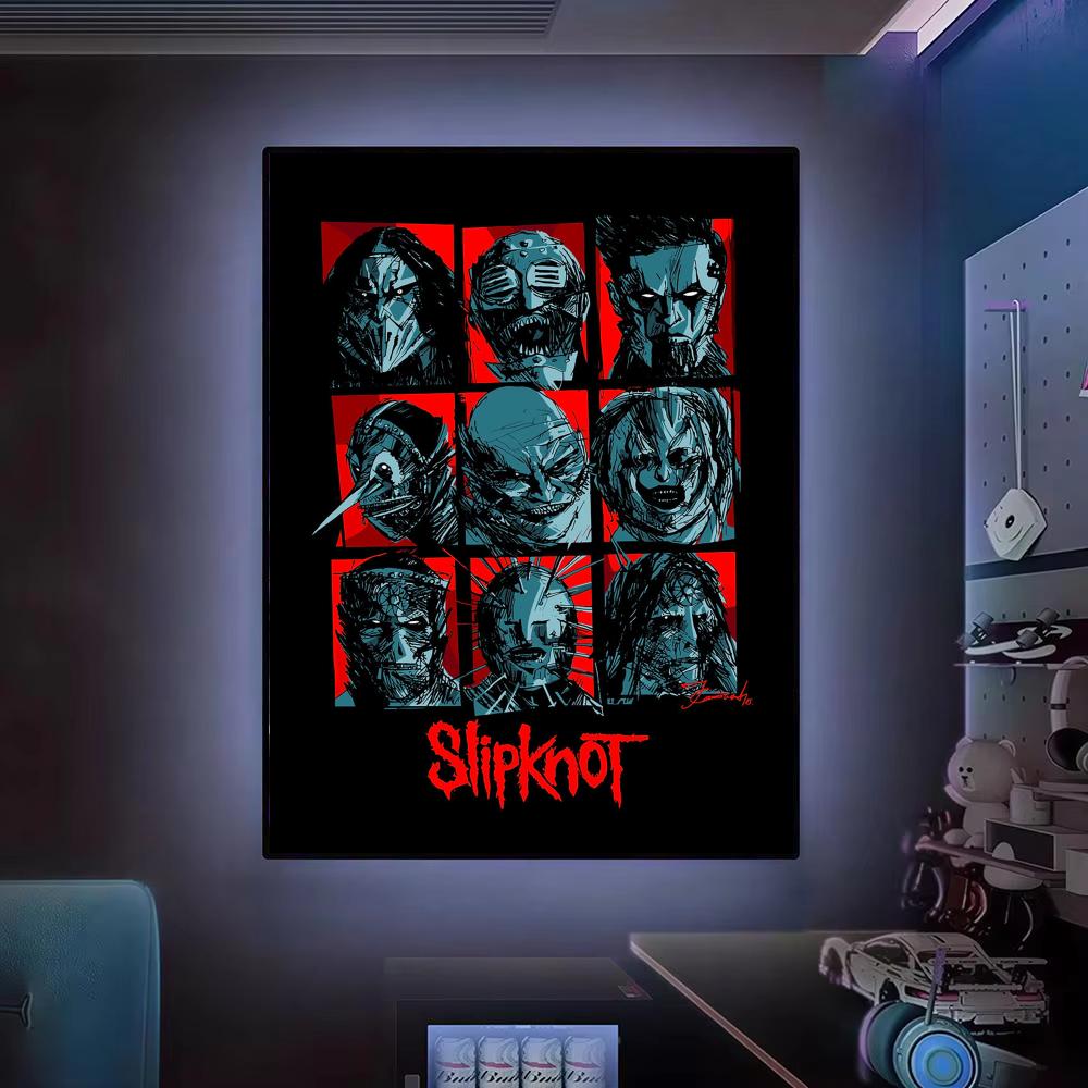 Poster Rock Band S-Slipknot Po - Gaming Accessories For Bedroom ulasan dan harga
