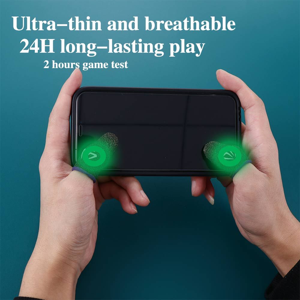 1 Pasang Sarung Tangan Ujung J - Gaming Accessories For Your Phone ulasan dan harga