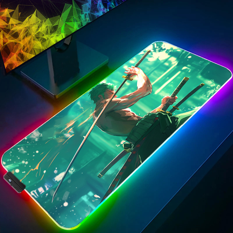 ONE PIECE Zoro Mouse Pad RGB A - Gaming Accessories Tablet ulasan dan harga