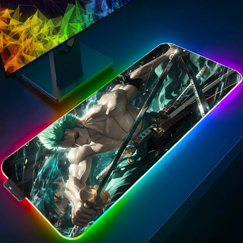 ONE PIECE Zoro Mouse Pad RGB A - Gaming Accessories Tablet ulasan dan harga