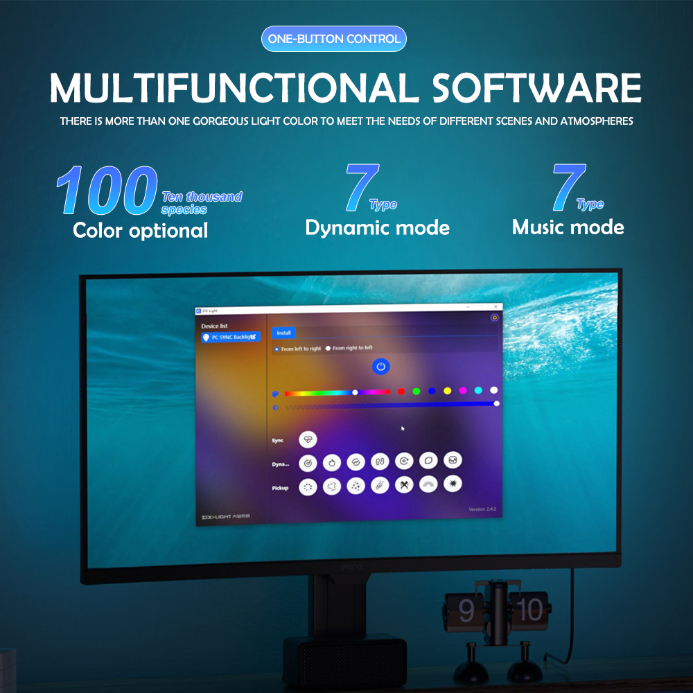 RGB Monitor lampu Game, lampu  - Gaming Accessories For Bedroom ulasan dan harga