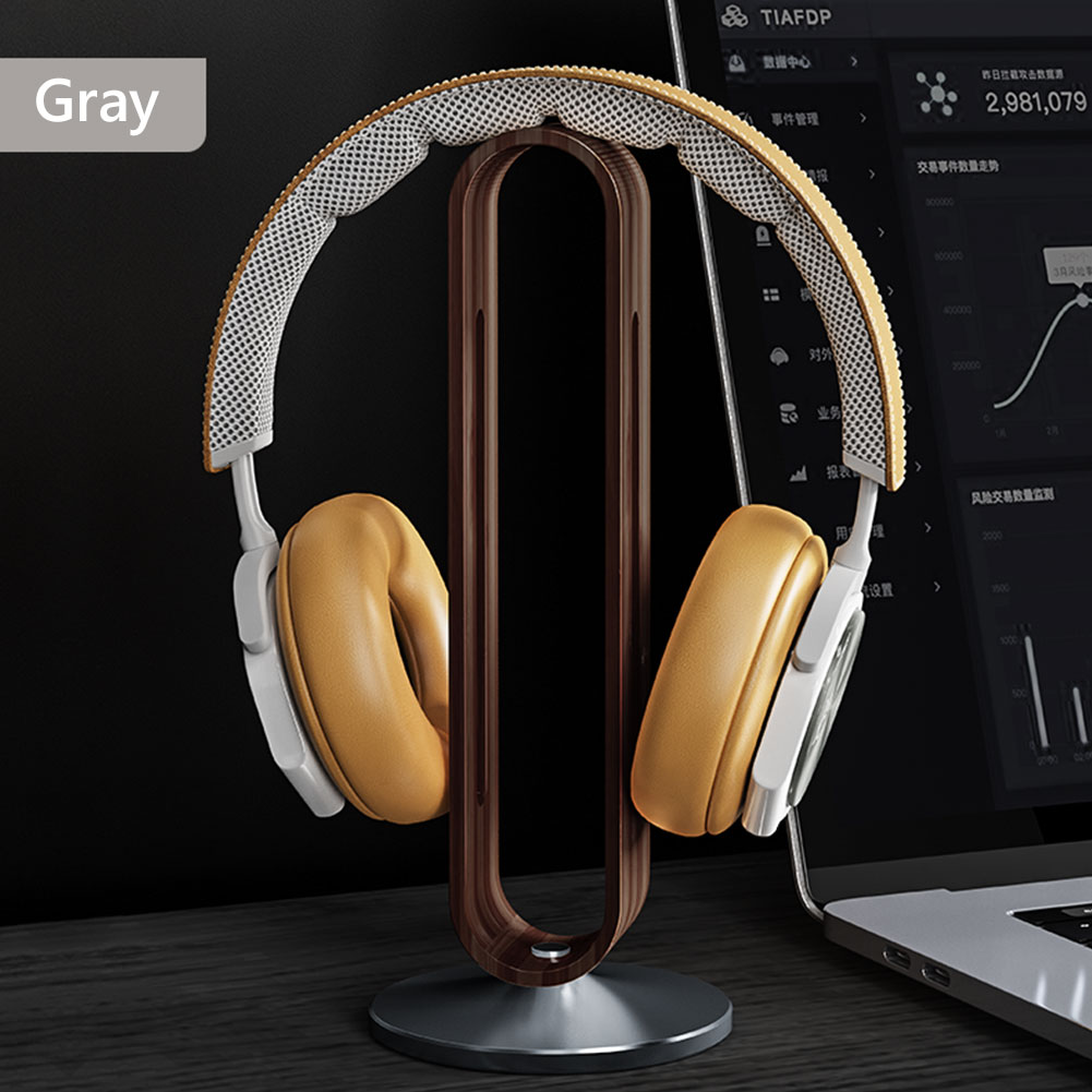 Penyangga Headphone Kayu Bambu - Gaming Accessories Rack ulasan dan harga