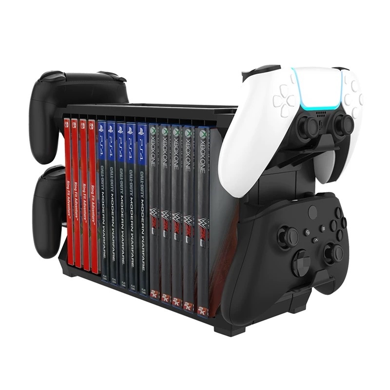 Rak Penyimpanan Game dengan Te - Gaming Accessories Rack ulasan dan harga