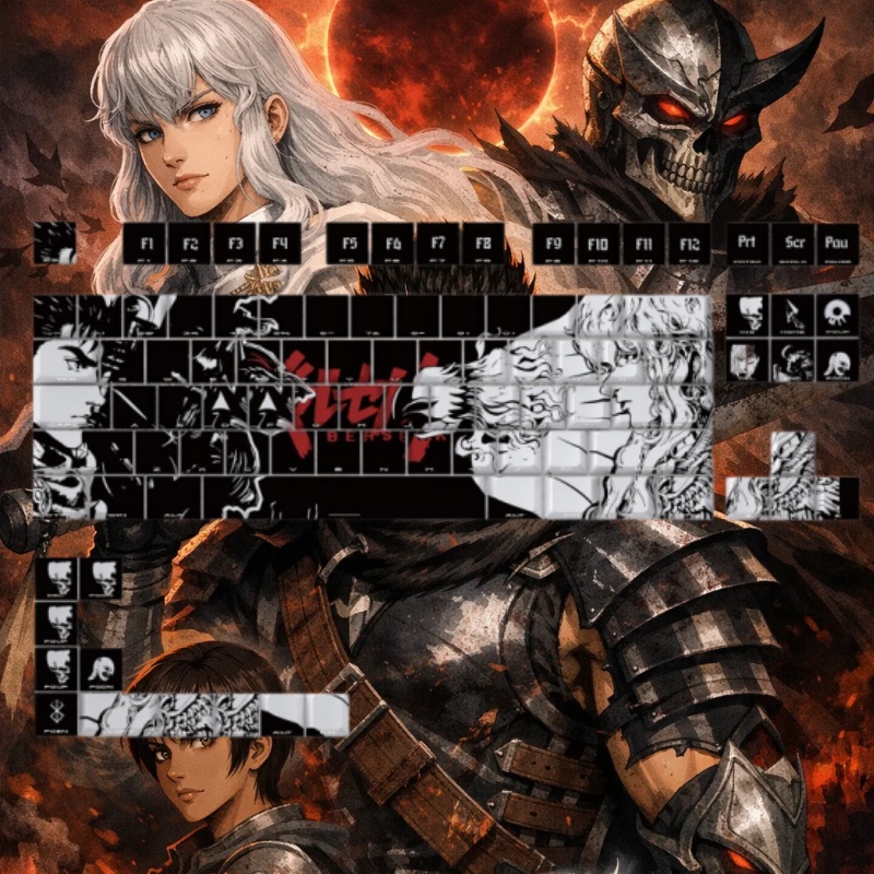 Tema BERSERK Anime Keycap 98 K - Gaming Accessories Tablet ulasan dan harga