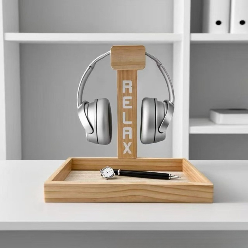 Penyangga Headset Gaming Kayu, - Gaming Accessories Rack ulasan dan harga