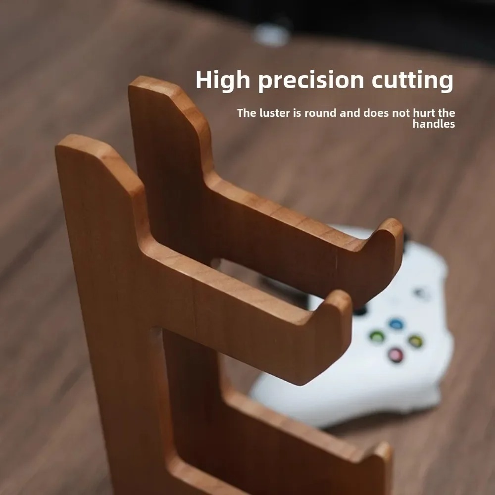 Bracket Walnut Kayu Solid/Padu - Gaming Accessories Rack ulasan dan harga