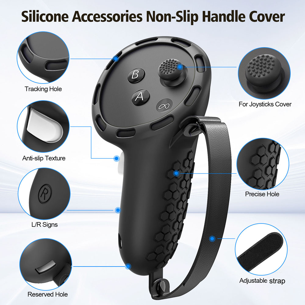 Kit Pelindung Silikon 7in1 unt - Controller Grip Cover ulasan dan harga