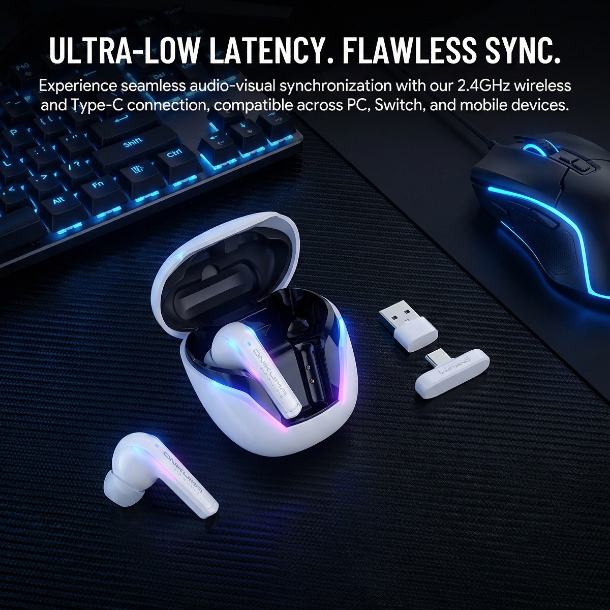 Earbud Gaming Nirkabel ONIKUMA - Gaming Accessories For Your Phone ulasan dan harga